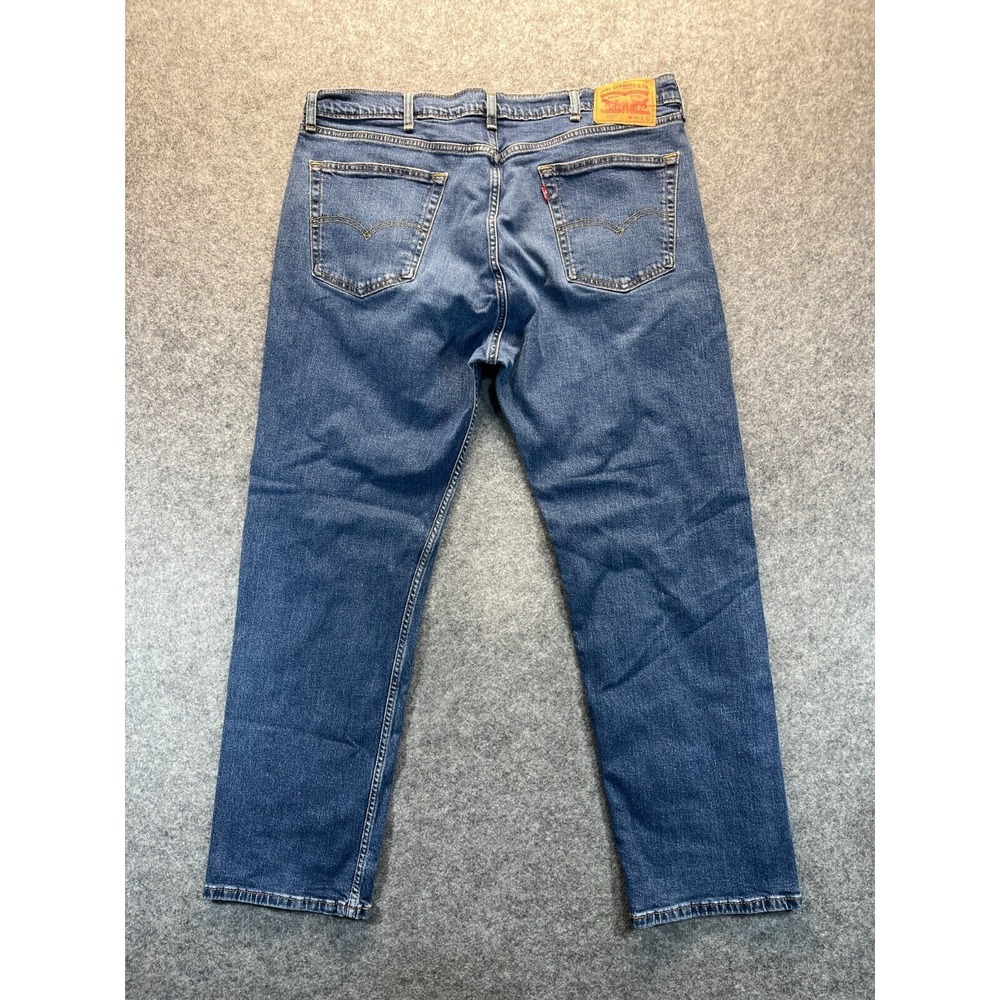 Levis Jeans Men's 40x32 505 Regular Fit Straight Leg Medium Wash Denim Pants - Picture 9 of 13